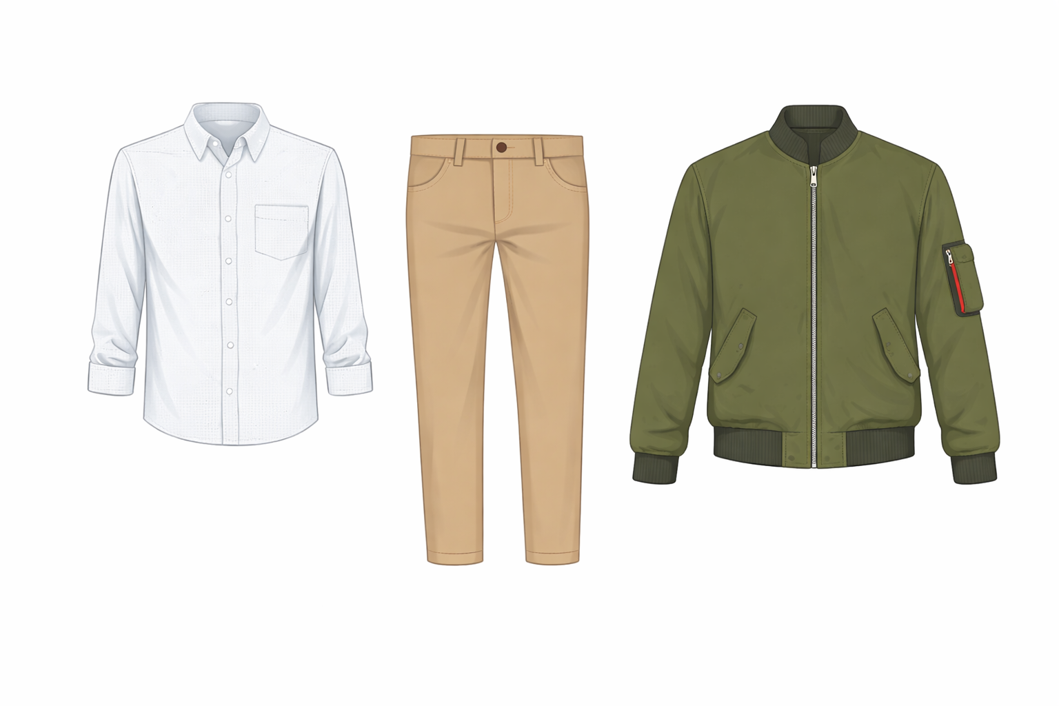 Vector navy polo navy chinos brown loafers utility jacket - monsoon commute professional India