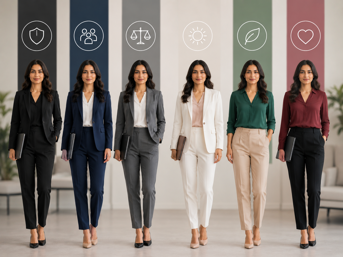 Color psychology in Job Interview clothing choices