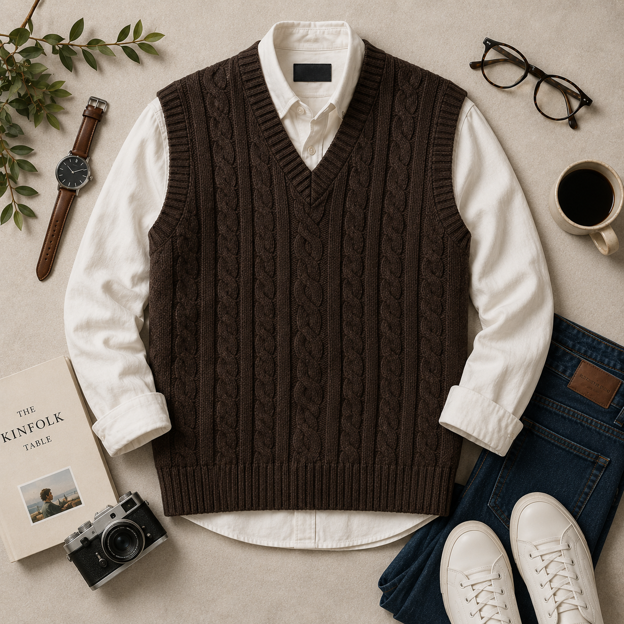 Knit Sweater Vest