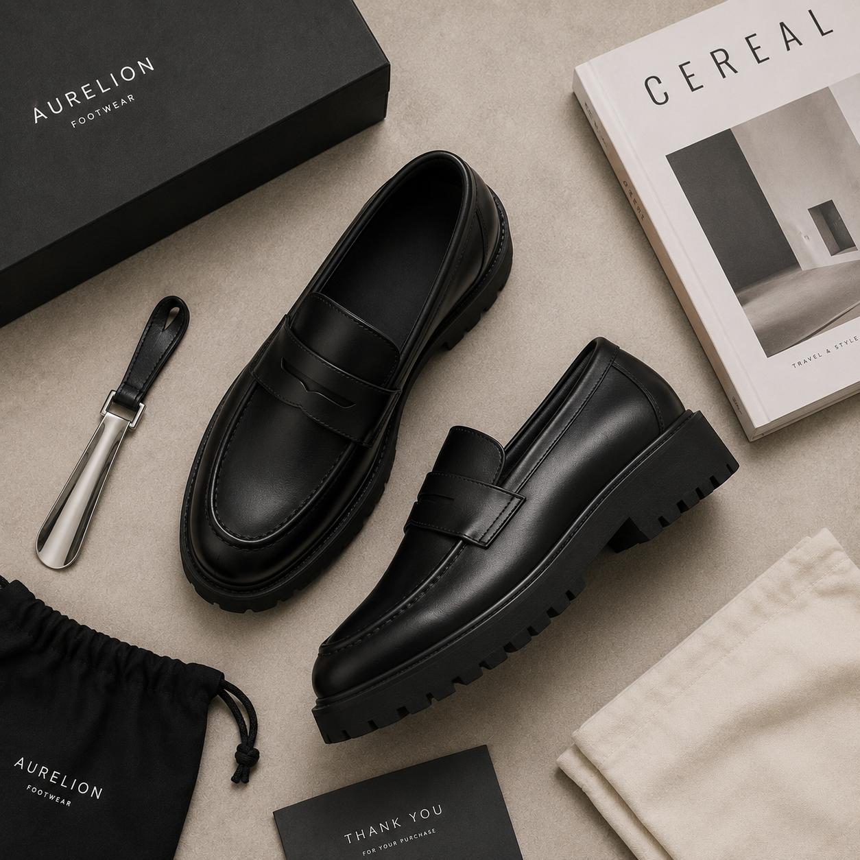 Chunky Penny Loafers