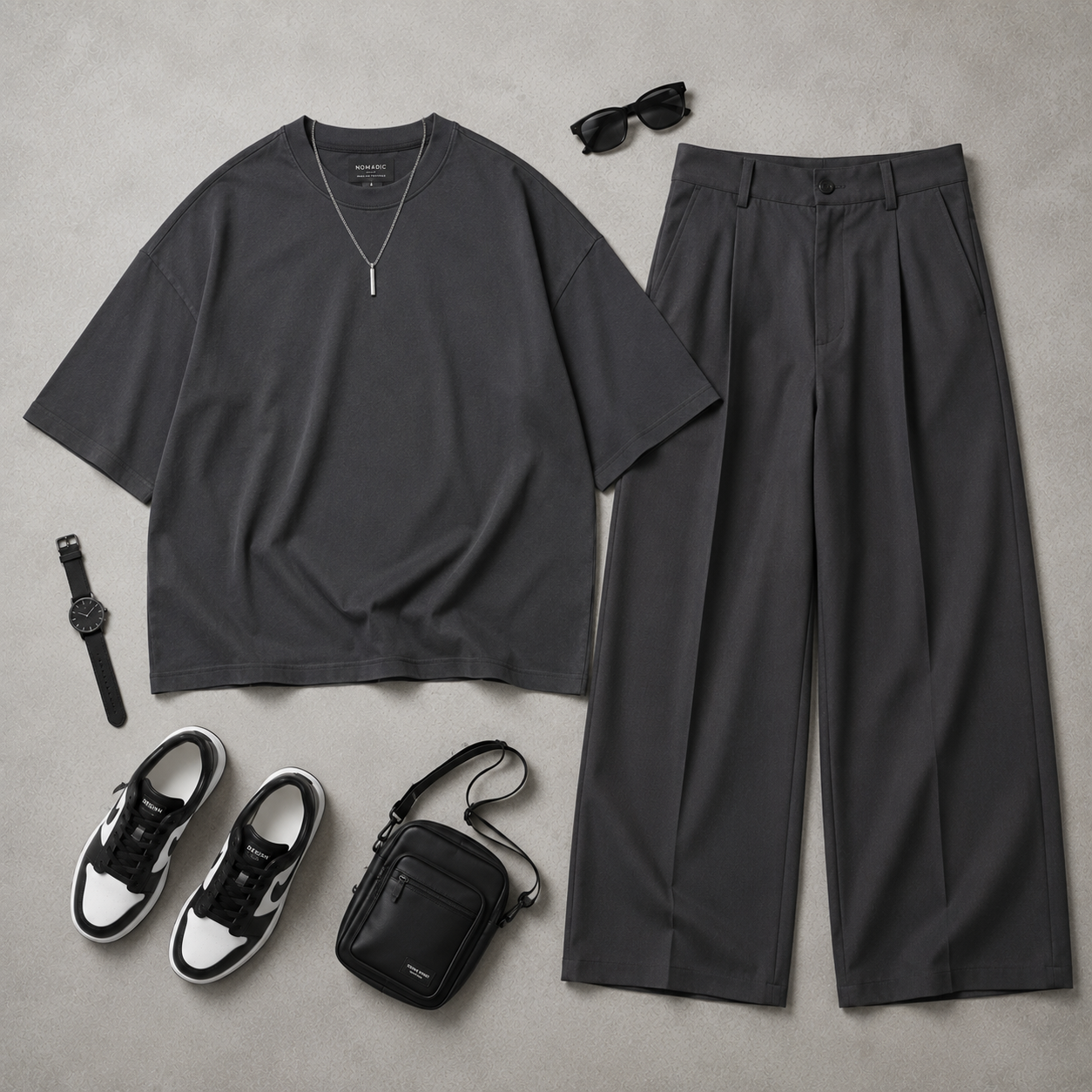 Wide Leg Trousers