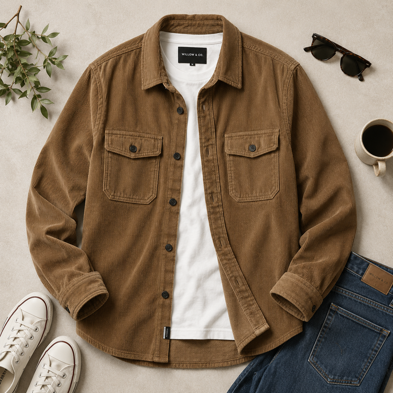 Corduroy Overshirt