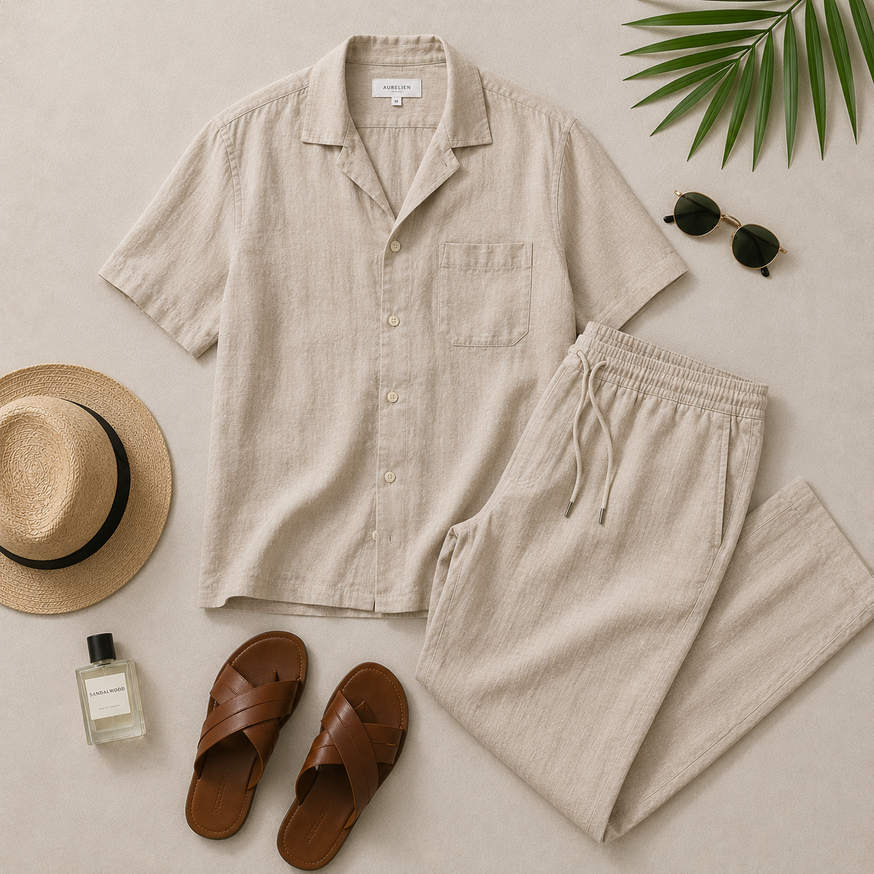Matching Linen Set Men